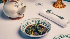 la table de lumiere offers an exquisite dining experience inside Disneyland hotel