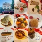 Set menu dishes at Bistrot Chez Rémy including steak and ratatouille