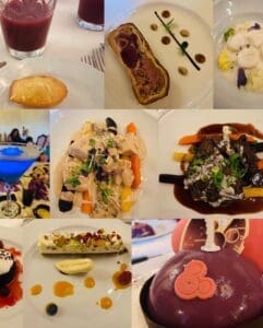 auberge de Cendrillon lunch food