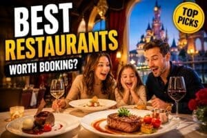 best Disneyland Paris restaurants worth booking themed dining food table