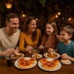 Colonel Hathi's Pizza Outpost seating at Disneyland Paris