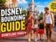 Disneybounding guide at Disneyland Paris with stylish family wearing character inspired outfits near fairytale castle
