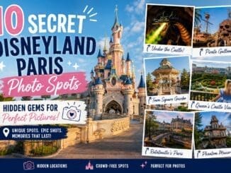 Secret photo spots Disneyland Paris hidden gems including castle, pirate ship and quiet locations for unique pictures
