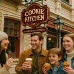 Guests enjoying treats from Cookie Kitchen Disneyland Paris