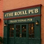 The Royal Pub exterior at Disneyland Paris in Disney Village