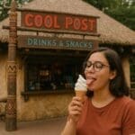 Cool Post snack kiosk in Adventureland, Disneyland Paris