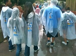 poncho rain disneyland paris weather