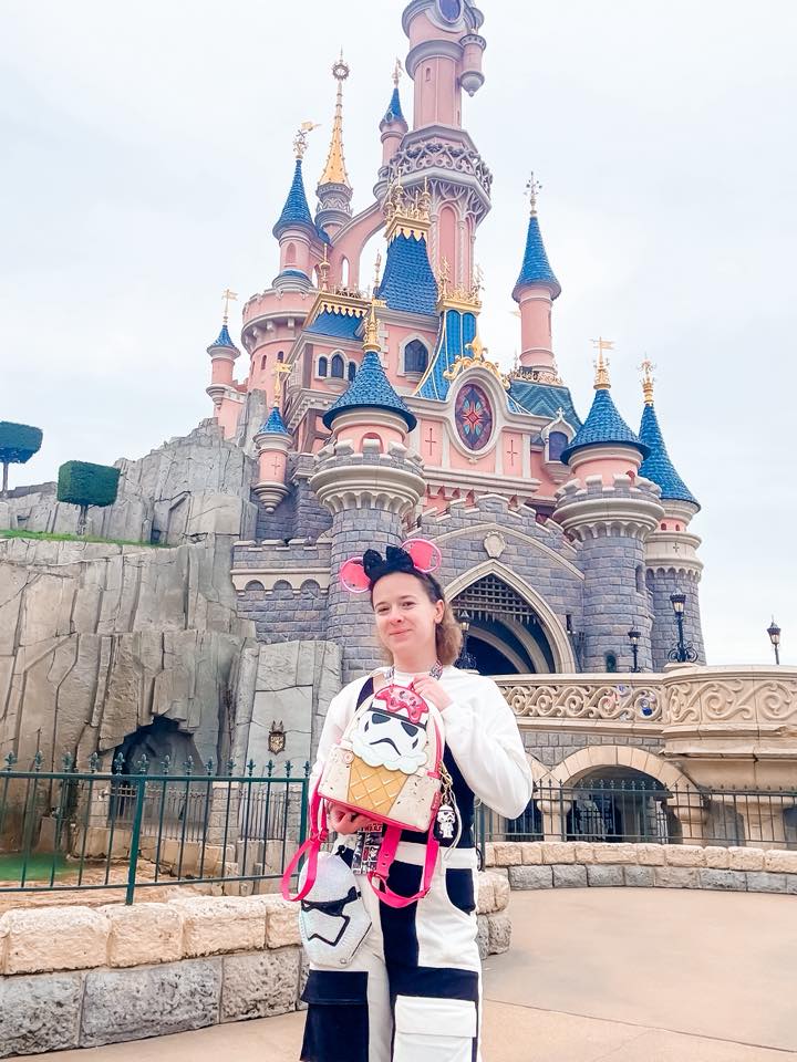 Stormtrooper Disneybound at Disneyland Paris Guest Disneybounding as a Stormtrooper in monochrome outfit at Disneyland Paris