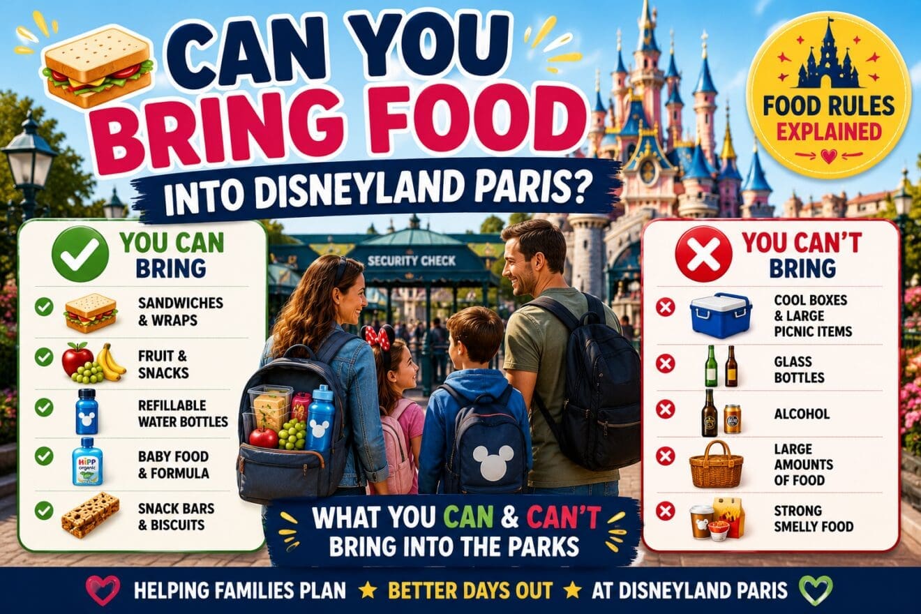 Are You Allowed To Bring Food In Disneyland