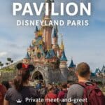 Guests meeting a Disney Princess inside the Princess Pavilion at Disneyland Paris