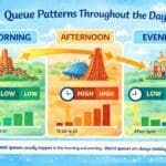 best time to ride with low queues at disneyland paris