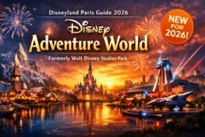 Everything you need to know about Disney Adventure World at Disneyland Paris (formerly Walt Disney Studios Park). Rides, lands, tips, and what’s new for 2026.