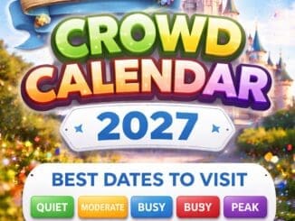 Disneyland Paris Crowd Calendar 2027 predicted busy and quiet dates