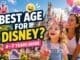 Best age for Disneyland Paris 4–7 years guide showing young child enjoying theme park magic
