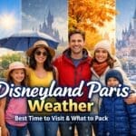 Disneyland Paris weather guide showing different seasons and conditions in the park