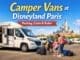 Camper van parking at Disneyland Paris with visitor information for motorhomes