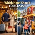 Disneyland Paris hotel comparison guide showing onsite and offsite hotel options