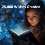 Child enjoying magical winter experience at Disneyland Paris wish programme