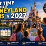 Family planning the best time to visit Disneyland Paris in 2027 during the 35th Anniversary celebrations