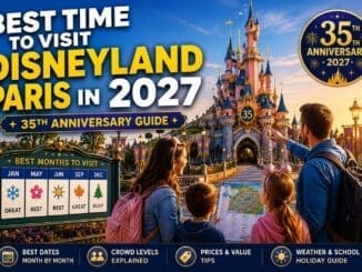Family planning the best time to visit Disneyland Paris in 2027 during the 35th Anniversary celebrations