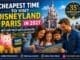 Cheapest time to visit Disneyland Paris 2027 with family planning trip and castle in background