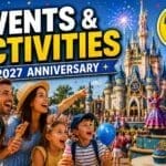 Disneyland Paris 35th anniversary events and activities 2027 with shows food and celebrations