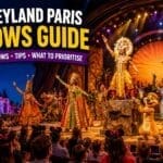 Disneyland Paris shows guide with live stage performance and theatre audience