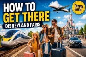 how to travel to disneyland paris by train plane or car family journey