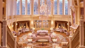 disneyland hotel lobby