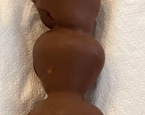 Chocolate covered strawberries on a stick from a Disneyland Paris food market stall