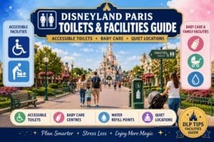 Accessible toilets, baby care facilities and family services at Disneyland Paris