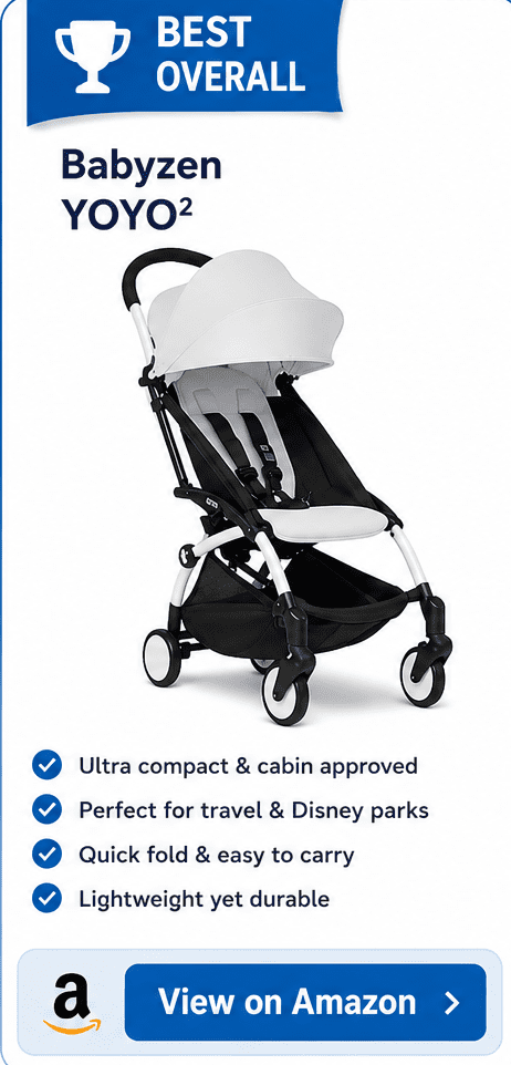 Babyzen YOYO stroller recommended for Disneyland Paris
