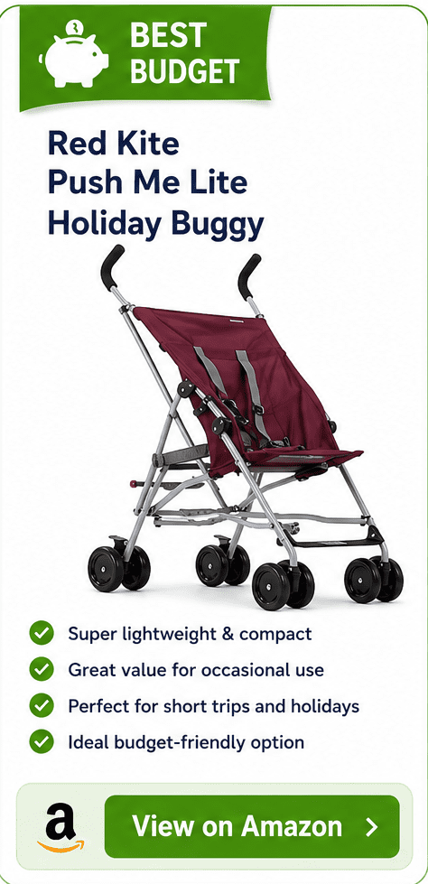 Red Kite Push Me Lite Holiday Buggy recommended for Disneyland Paris