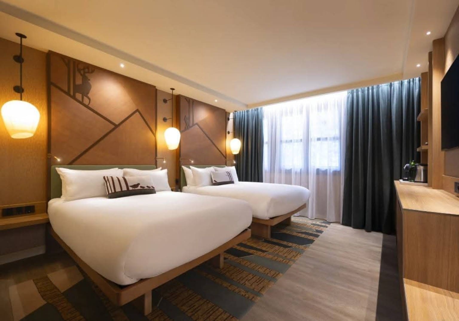 New refurbished room at Disney Sequoia Lodge Disneyland Paris