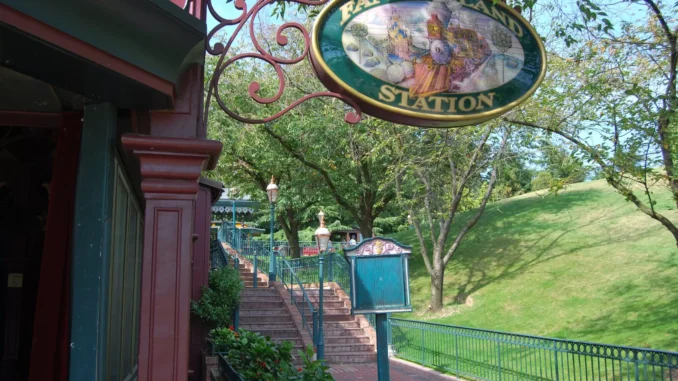 Fantasyland Railroad Station