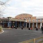 Hotel Cheyenne at Disneyland Paris with wild west theming